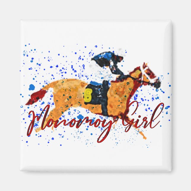 Monomoy Girl  Champion Racehorse Magnet (Front)