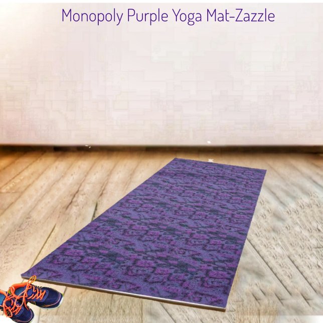 Monopoly Purple   Yoga Mat (Creator Uploaded)