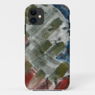 Monoprint Woman and Crow (Raven) Case-Mate iPhone Case