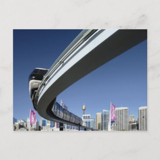 Monorail in Darling Harbour, Sydney, Australia Postcard