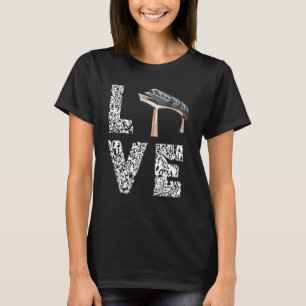 Monorail Leopard Love Railway Transport Monorail T-Shirt