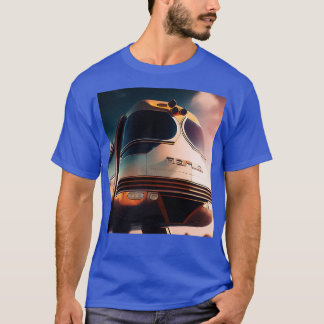 Monorail Mid Century Retro Futurism Futuristic Sur T-Shirt