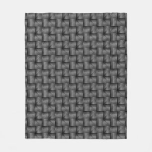 MONOTONE VINTAGE BLACK AND WHITE FLEECE BLANKET