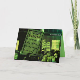 Monotonous Beat Poem Card