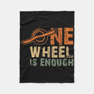 Monowheel One Wheel Skateboarding Electric Skatebo Fleece Blanket