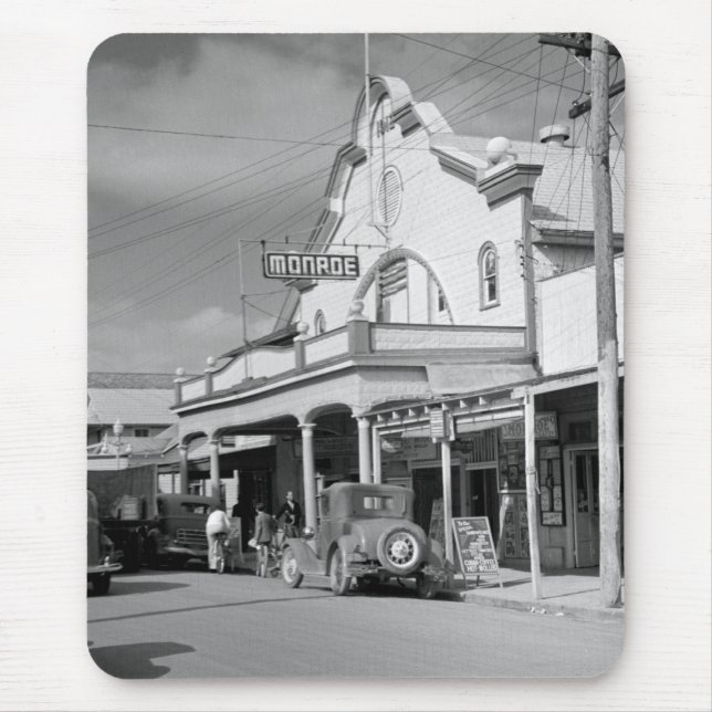 Monroe Cafe, Key West, 1930s Mouse Pad (Front)