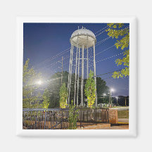 Monroe GA “It’s All Yours” Water Tower at Night 