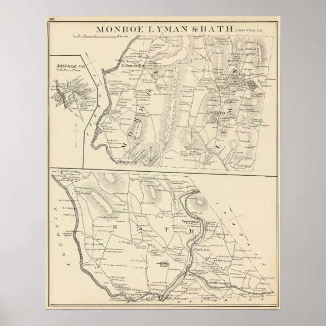 Monroe, Lyman, Bath Poster (Front)