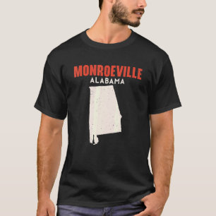 Monroeville Alabama USA State America Travel T-Shirt