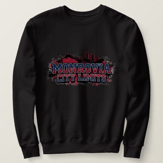 Monrovia city limit sweatshirt (Design Front)