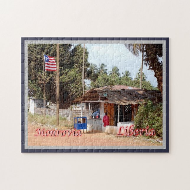 Monrovia - Liberia - Jigsaw Puzzle (Horizontal)
