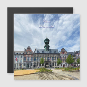 Mons or Bergen ancient city in Belgium travel