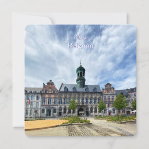 Mons or Bergen ancient city in Belgium travel