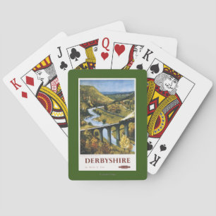 Monsal Dale, Train and Viaduct British Rail Playing Cards