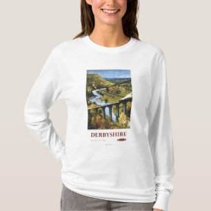 Monsal Dale, Train and Viaduct British Rail T-Shirt