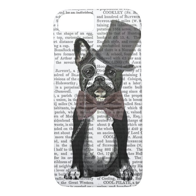 Monsieur Bulldog 2 Case-Mate iPhone Case (Back)