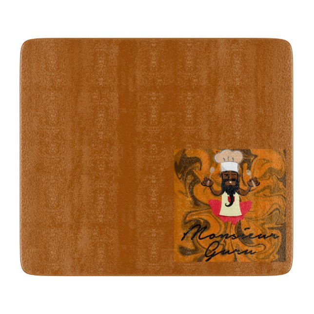 Monsieur Guru 7 Cutting Board (Front)
