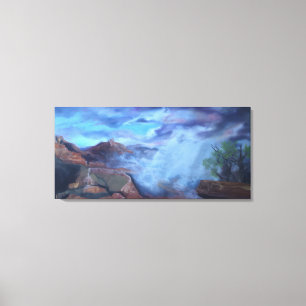 Monsoon at the Grand Canyon Canvas Print