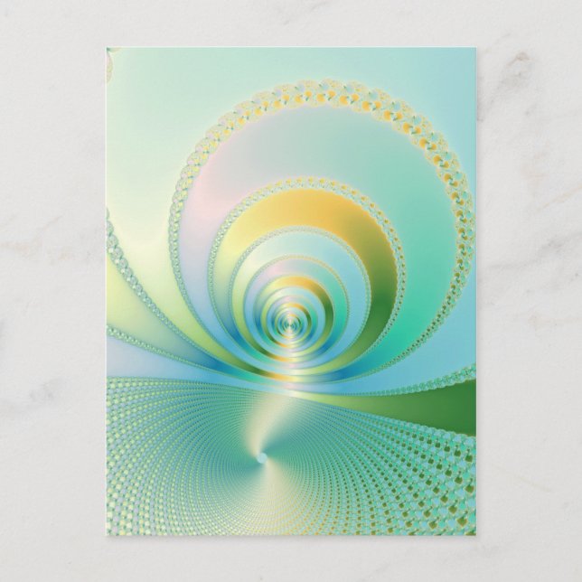 Monsoon - Fractal Postcard (Front)