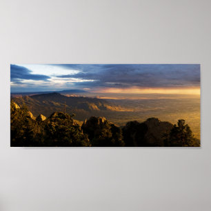 Monsoon over Albuquerque Poster