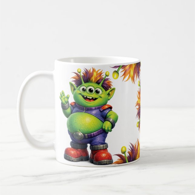 Monster 4 Hair Coffee Mug (Left)
