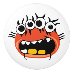 Monster Alien Ceramic Knob