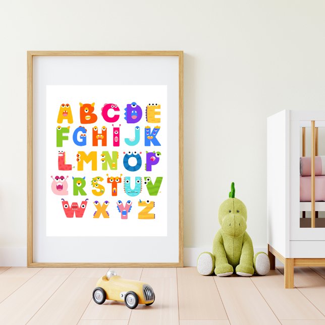 Monster Alphabet ABC  Poster (Creator Uploaded)