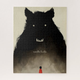 Monster and the Kid Jigsaw Puzzle