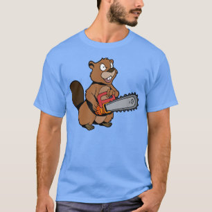 Monster animals - chainsaw beaver T-Shirt