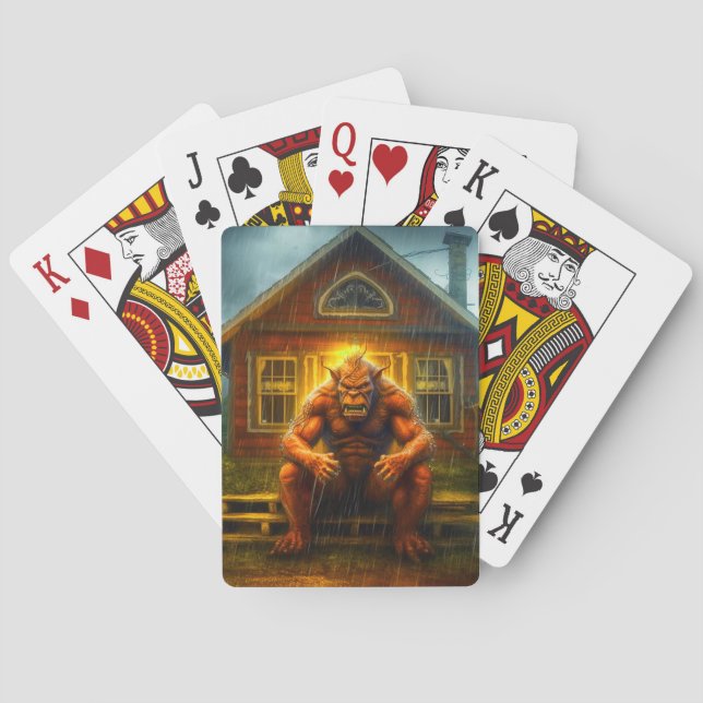 Monster Art Playing Cards (Back)