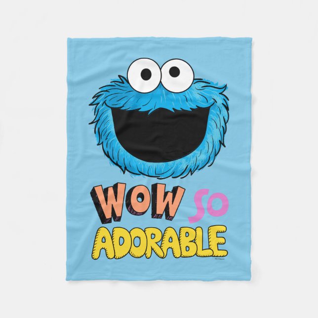 Monster at the End of this Story | Cookie Monster Fleece Blanket (Front)