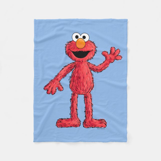 Monster at the End of this Story | Cutie Elmo Fleece Blanket (Front)