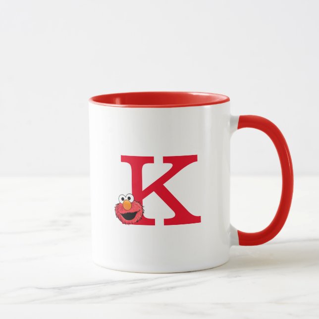 Monster At the End of this Story | Elmo Monogram K Mug (Right)