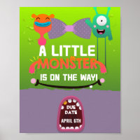 Monster Baby Shower - They've Created a Monster