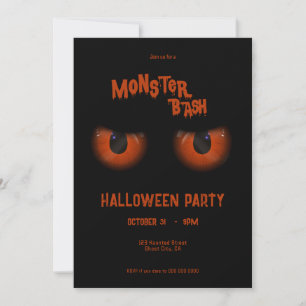 Monster Bash Halloween Invitation
