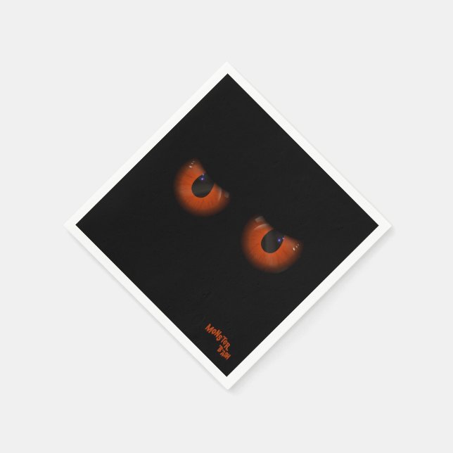 Monster Bash Halloween Napkin (Corner)