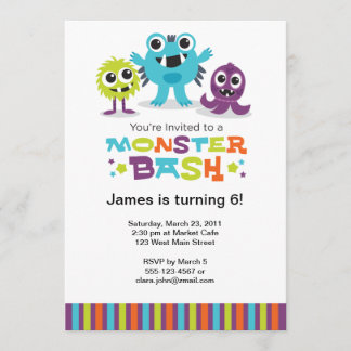 Monster Bash Invitation