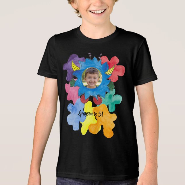 Monster Bash T-Shirt Tri-Blend Shirt (Front)