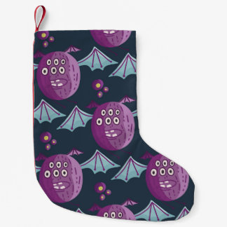 Monster Bats: Cute Cartoon Vintage Small Christmas Stocking