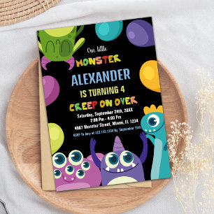 Monster Birthday Invitations, Monsters Invitation