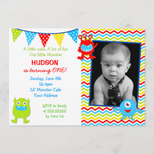 Monster Birthday Party Invitations