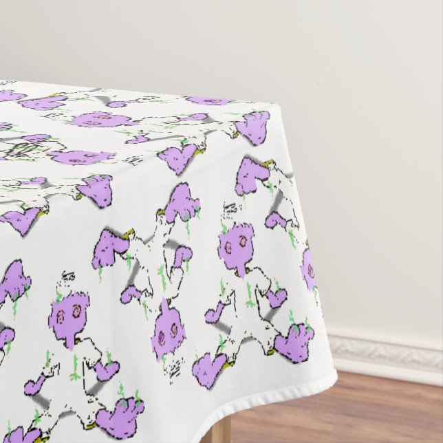Monster birthday tablecloth (In Situ)