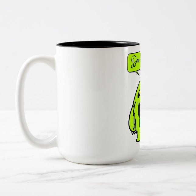 monster boo Two-Tone coffee mug (Left)