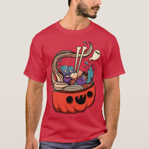 Monster Bowl Halloween Pumpkin by Tobe Fonseca T-Shirt