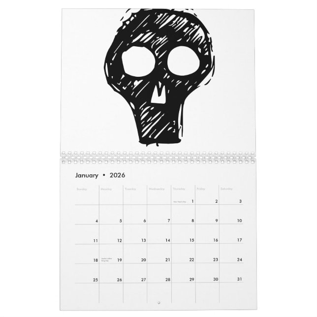 Monster Calendar.  A Change is Coming! Calendar (Jan 2026)