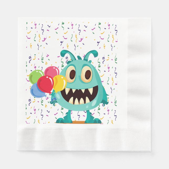 Monster/Cartoon/alien Napkin (Front)