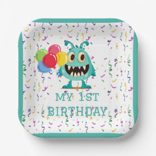 Monster/Cartoon/alien Paper Plate