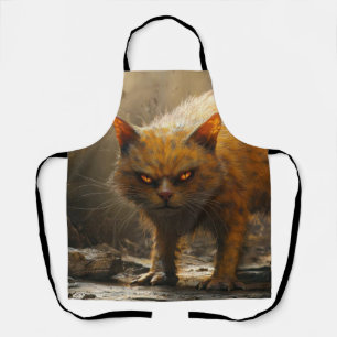 Monster cat apron