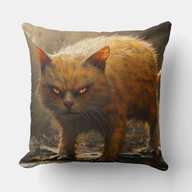 Monster cat  cushion (Front)