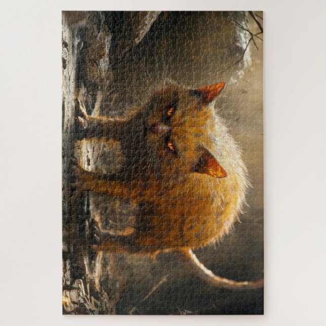 Monster cat  jigsaw puzzle (Vertical)